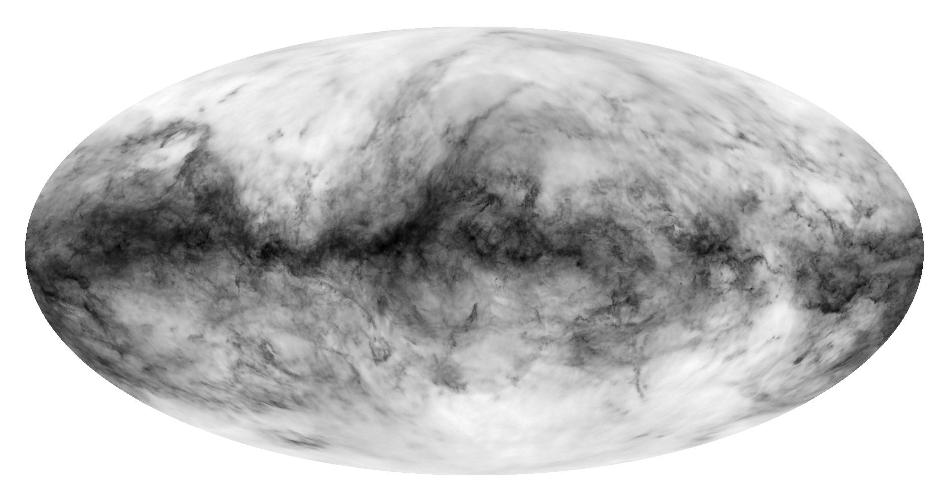 Edenhofer 2023 dust map Mollweide projection